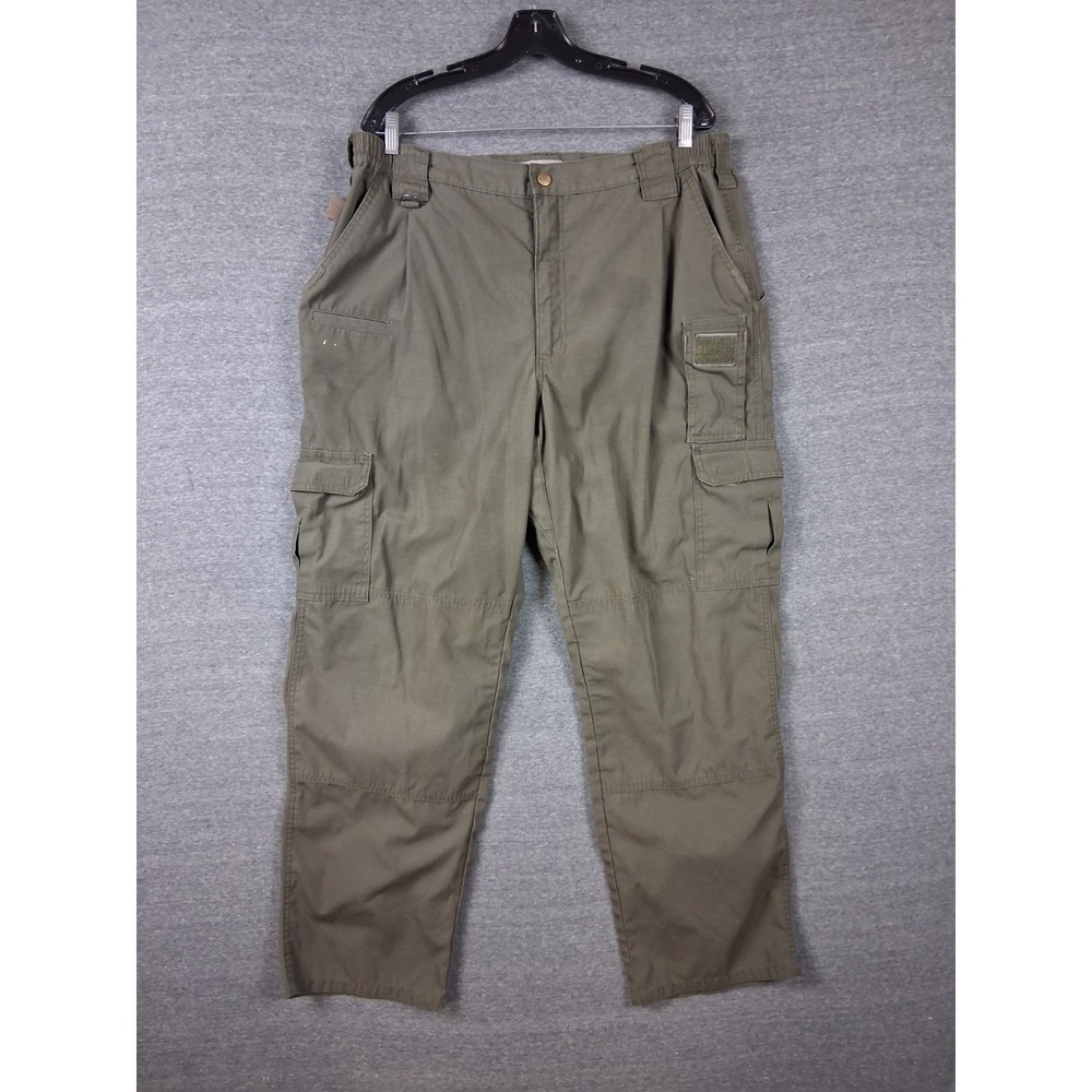 5.11 Tactical Mens Pants 40x32 Green Ripstop Cargo Classic First Responder